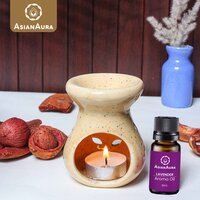 Asian Aura Ceramic Aromatic Oil Diffuser with 2 oil bottles AA-CB-0048