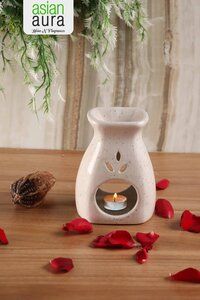 Asian Aura Ceramic Aromatic Oil Diffuser with 2 oil bottles AA-CB-0053