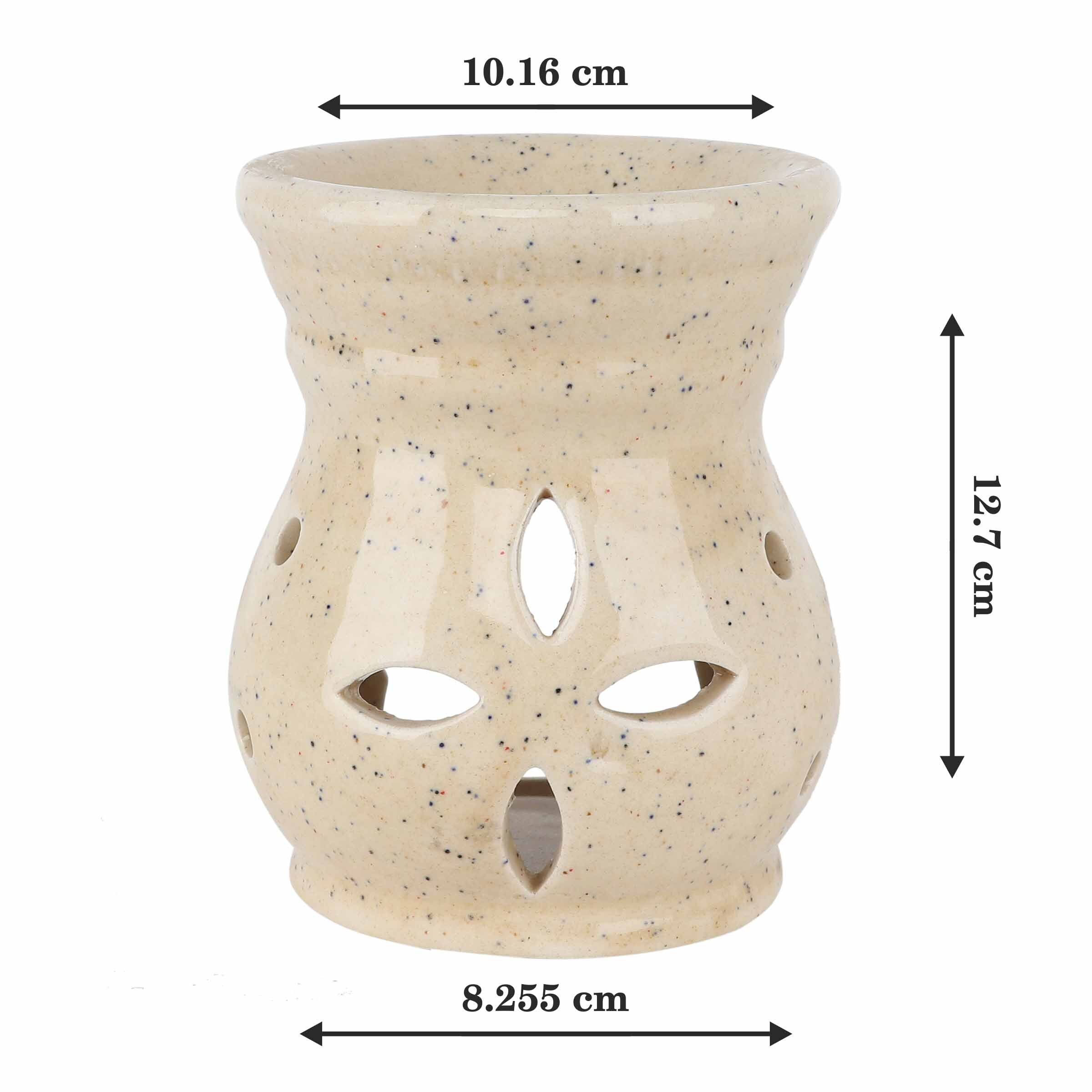 Asian Aura Ceramic Aromatic Oil Diffuser with 2 oil bottles AA-CB-0054