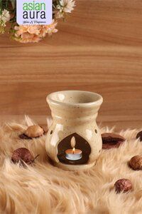 Asian Aura Ceramic Aromatic Oil Diffuser with 2 oil bottles AA-CB-0054