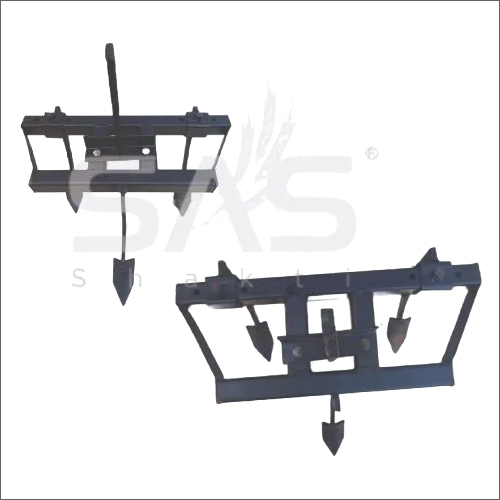 Power Weeder Black Metal Simple Adjustable Cultivator