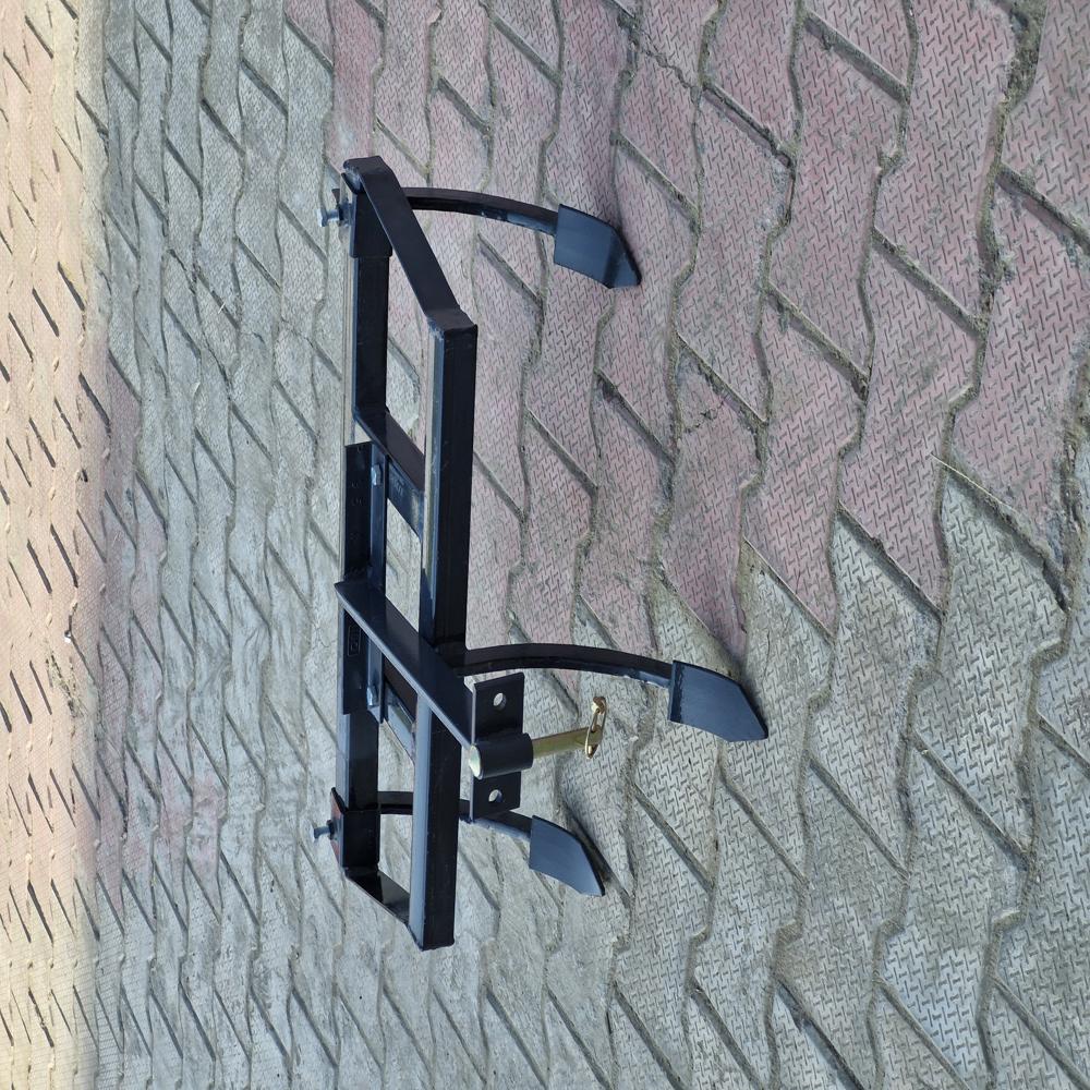 Power Weeder Black Metal Simple Adjustable Cultivator - General Use: Harvester