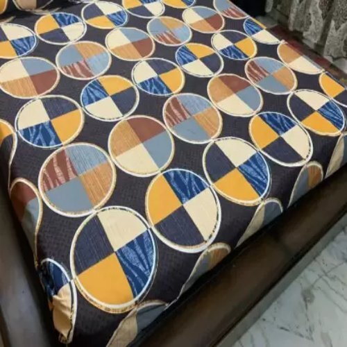 Cotton King Size Floral Fitted Bedsheets