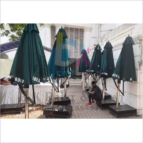 Green Modern Folding Garden Umbrella