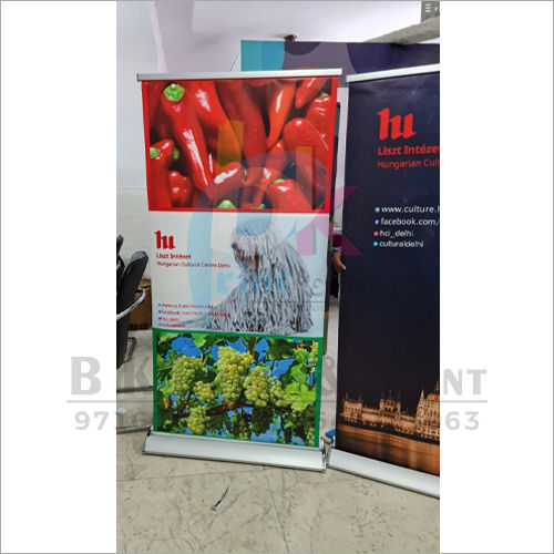 Portable Roll Up Standee Application: Indoor