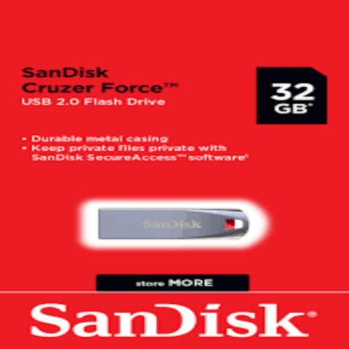 sandisk 32gb  cruzer force usb 2.0 flash drive