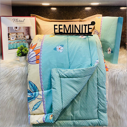 FLORAL REVERSIBLE COMFORTER SET
