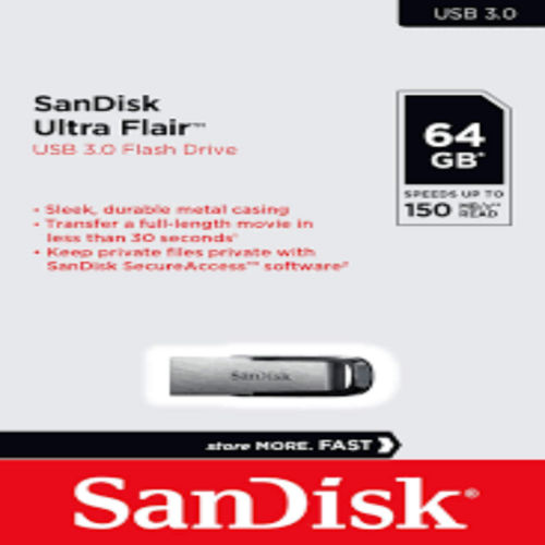 sandisk 64gb ultra flair usb 3.0 flash drive