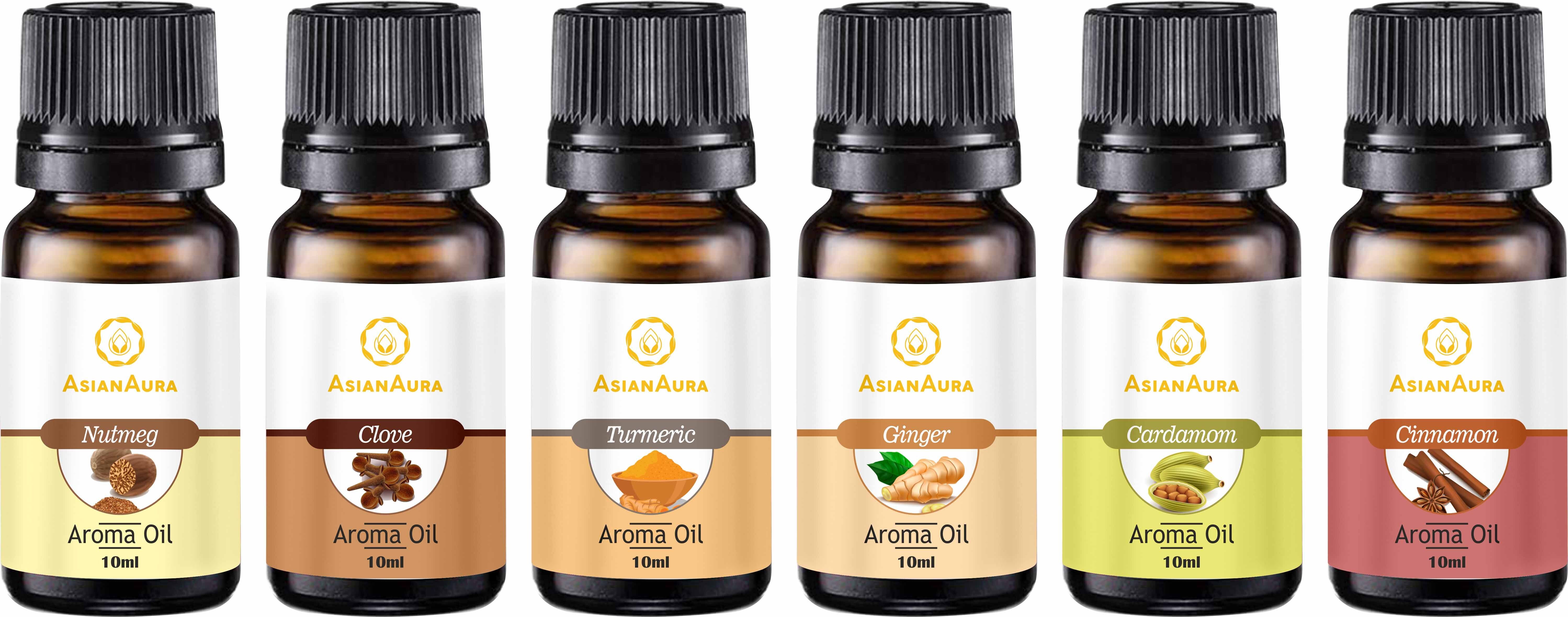Asian Aura spice mix pack 10ml Aroma oil Set of 6