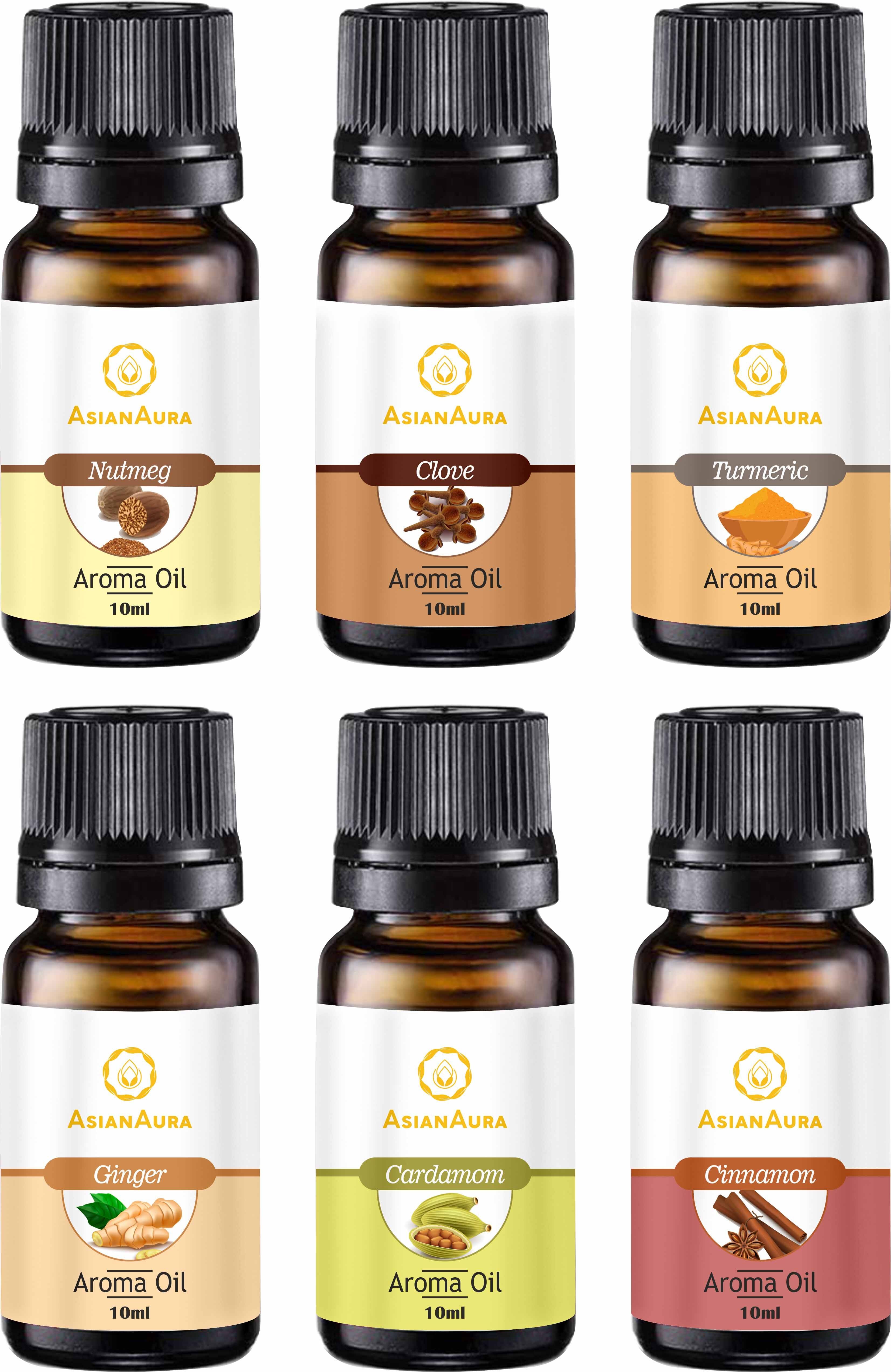 Asian Aura spice mix pack 10ml Aroma oil Set of 6