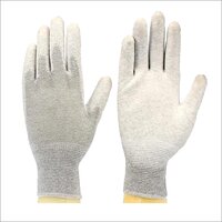 White PU Gloves