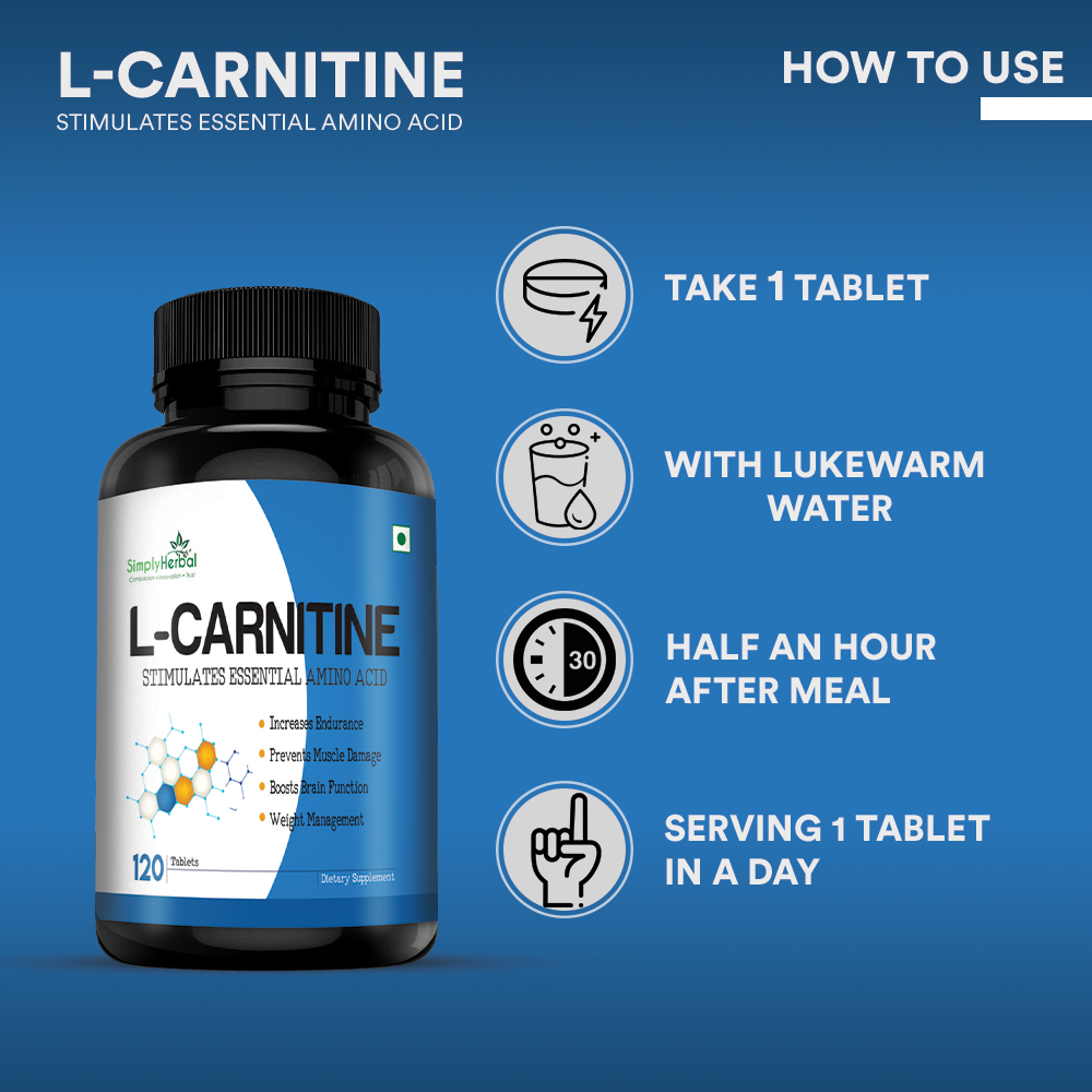 L-Carnitine Pre Post Workout Supplement Tablet