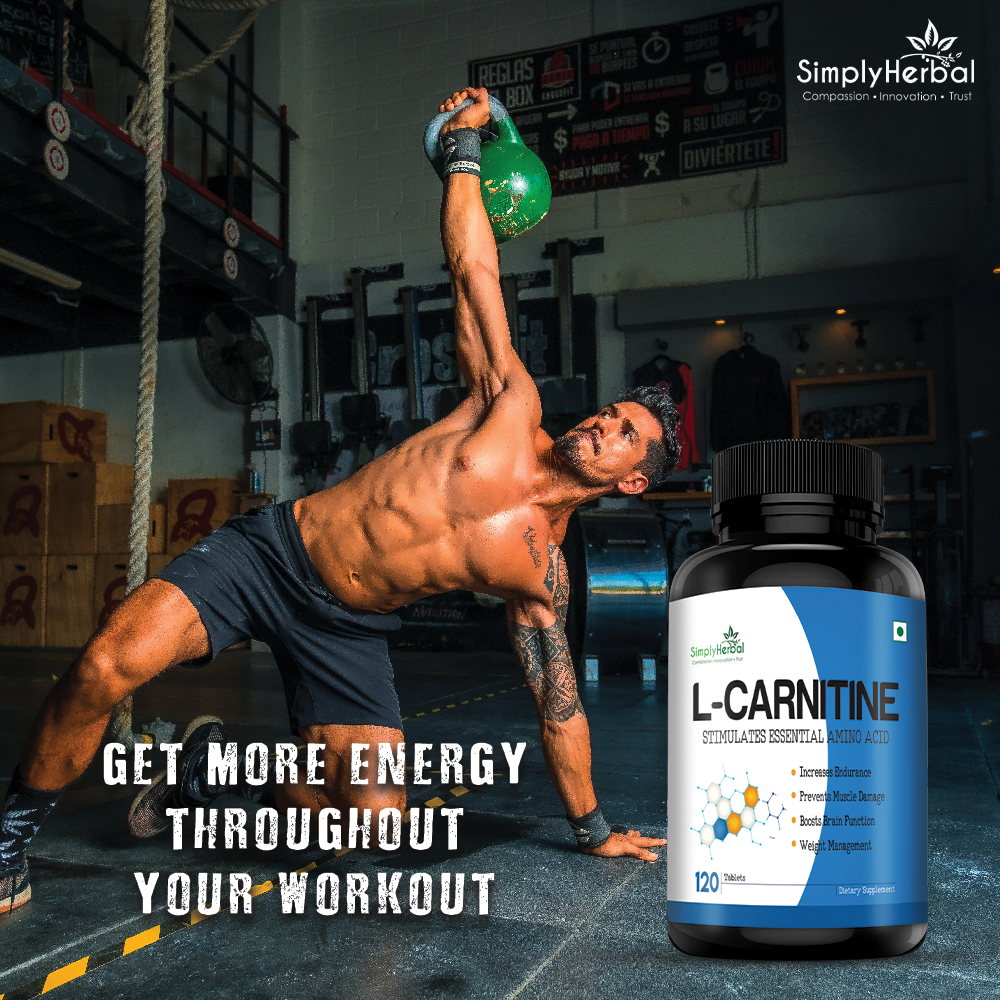 L-Carnitine Pre Post Workout Supplement Tablet