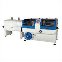 Automatic L Sealer With Tunnel Machine - 380 Volt Electric, Blue and Silver | Automatic Operation, Auto Film Feeding and Perforating Device