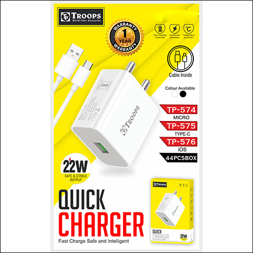 22W-H Quick Charger