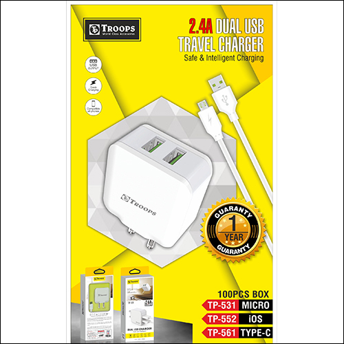 TP-531, 561, 552 Dual USB Travel Charger