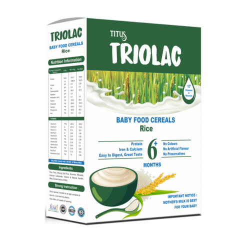 Baby food Cereals - Rice