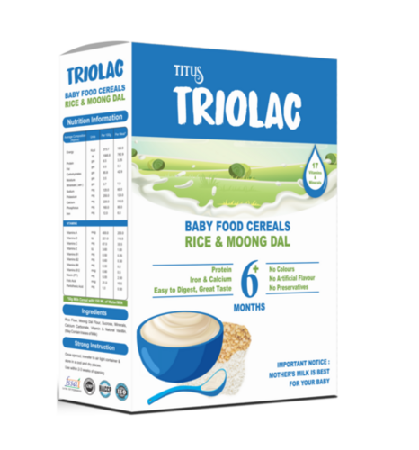 Baby food Cereals - Rice and Moong Dal