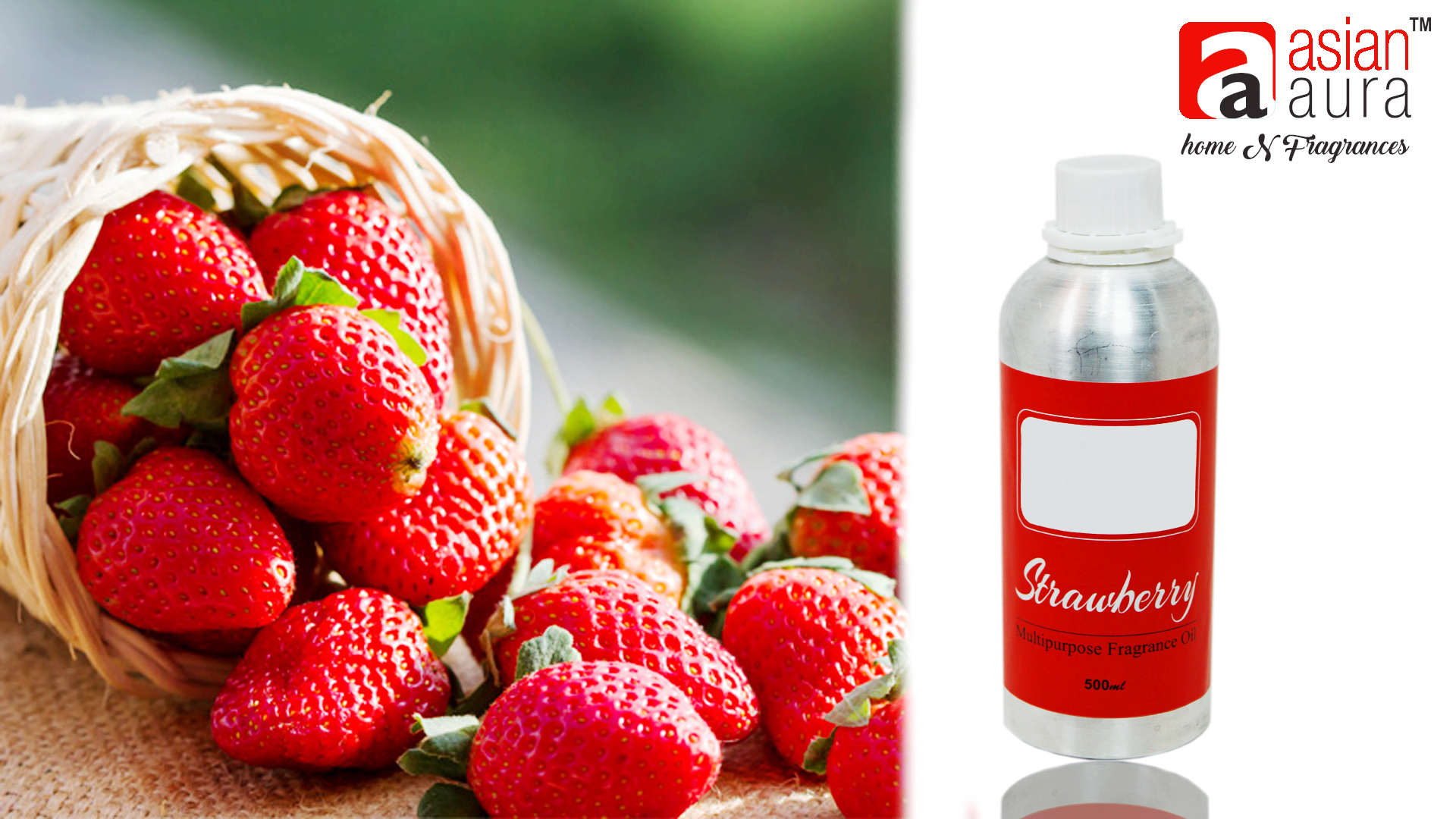 Asian Aura STRAWBERRY Flavour 100ml Aroma oil