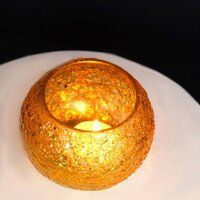 mosaic candle holder (Golden)