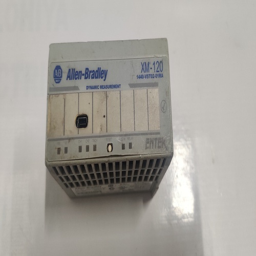 ALLEN BRADLY XM-120 1440-VST02-01RA DYNAMIC MEASUREMENT MODULE.