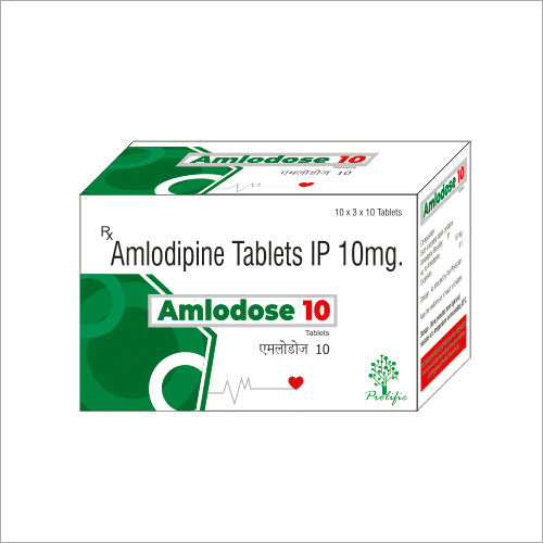 Amlodose 10 Amlodipine Tablets Ip Purity: 100%