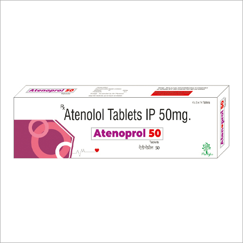 Atenoprol 50 Atenolol Tablets Ip Purity: 100%