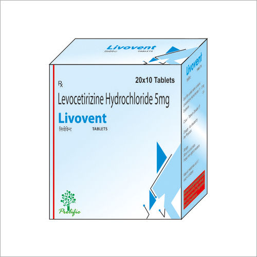 Livovent Levocetirizine Hydrochlodride 5mg