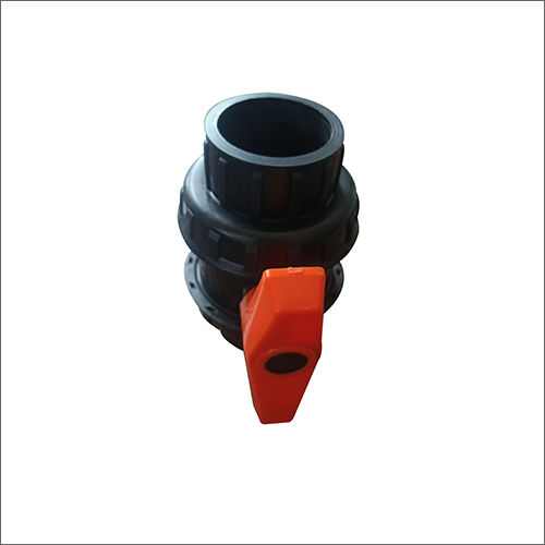 Union Ball Valve - Color: Black