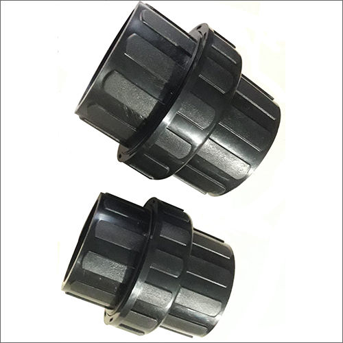 Smooth Surface Black Pvc Union