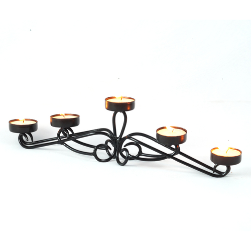 Candle Holder For Birthday Diwali Decoration For Home Room Bedroom And Bathroom Iron Glass Candle Holder Asmetl001