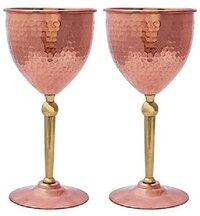 Copper Brass Insulated Tumbler - 350ml Capacity | Bpa Free, Shatterproof, Easy To Clean, Keeps Drinks Cold And Flavorful