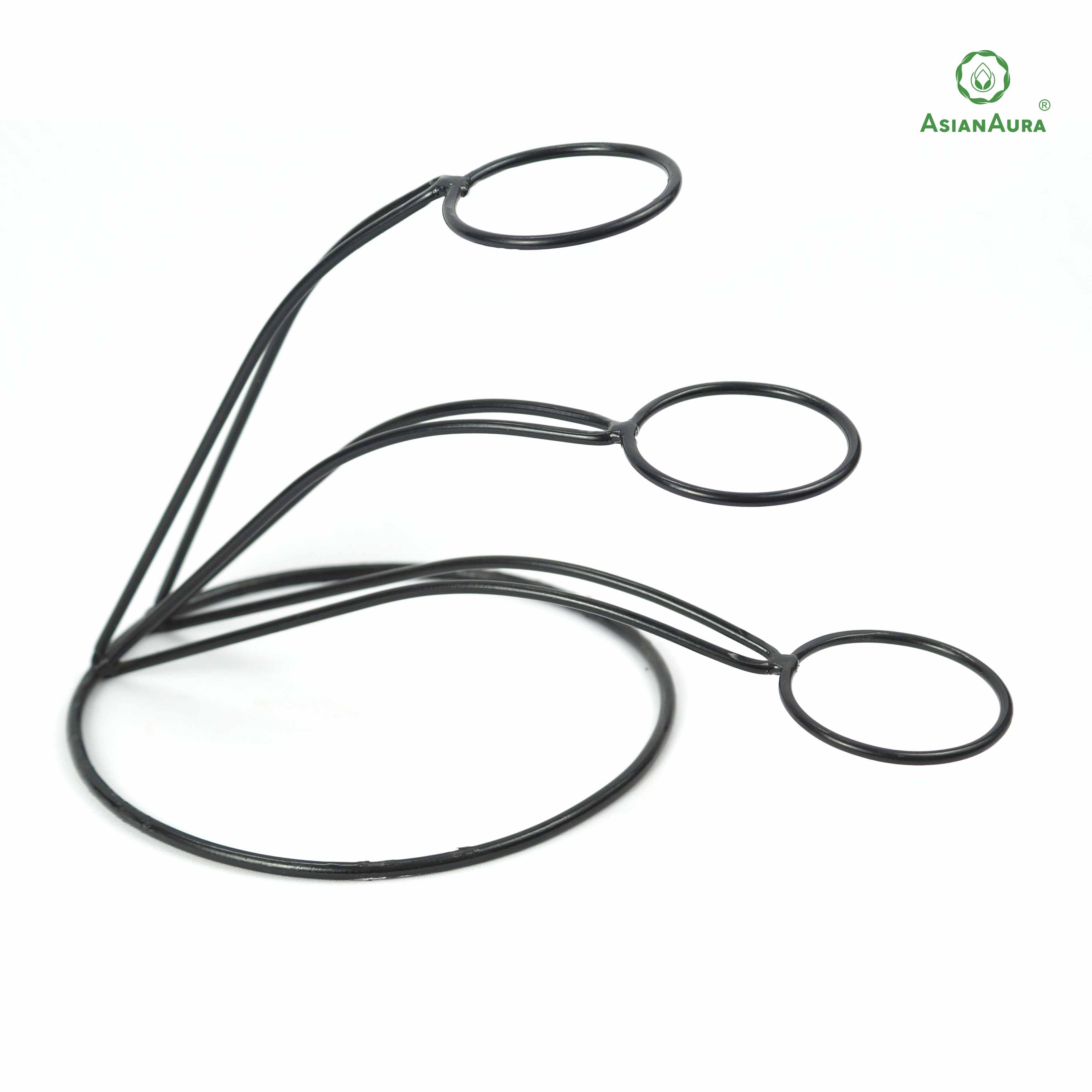 Candle Holder for Birthday Diwali Decoration for Home Room Bedroom and Bathroom Iron Glass Candle Holder ASMETL022