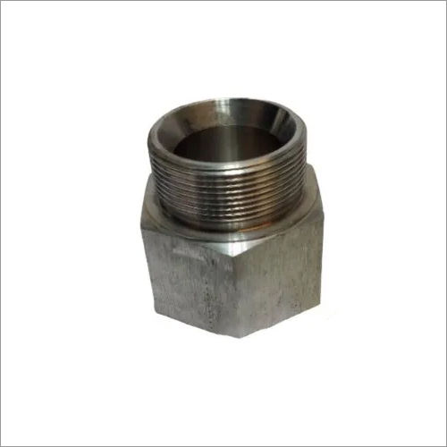 Silver Hydraulic Hex Nipple