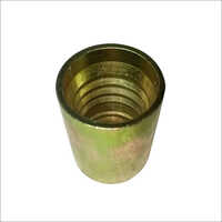 Ms Hydraulic Hose Cap - Ms Material, 1 Inch Size, Round Shape, Golden Color | Industrial Usage, Metal Construction