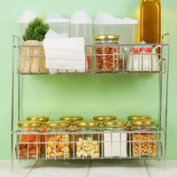 Asian Aura Transparent Jar ITC  squre  Air Tight Kitchen Storage Jar