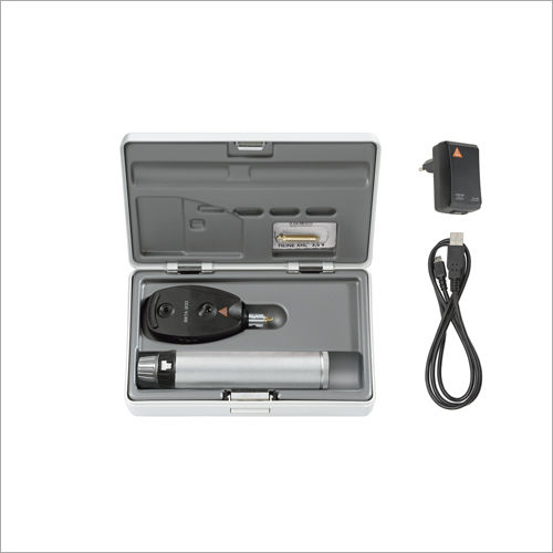 Silver Ophthalmoscope Beta  Rechargable Battery Handle