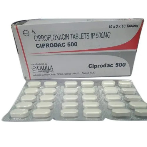 Ciprodac Tablets IP 500 MG