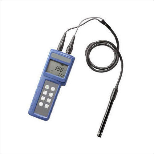 Blue Hand Held Digital Ph Meter