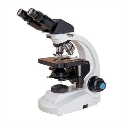 White-Black Binocular Research Microscope