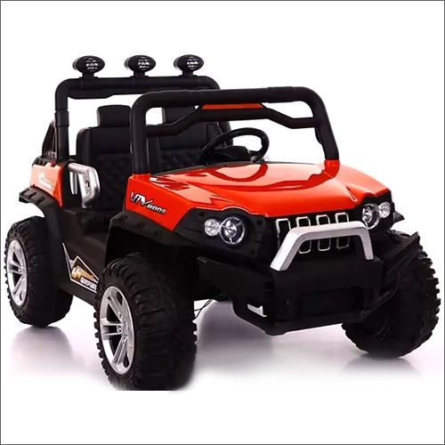 Red-black Golf Rideon Kids Jeep