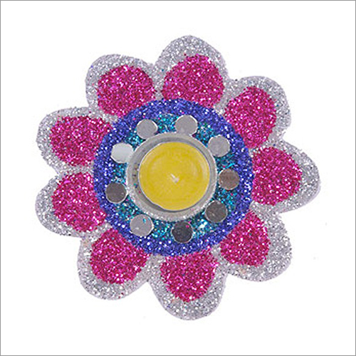 Plastic Acrylic Floral Candle Stand