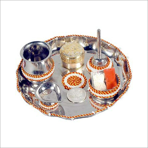Silver Special Prayer Pooja Thali