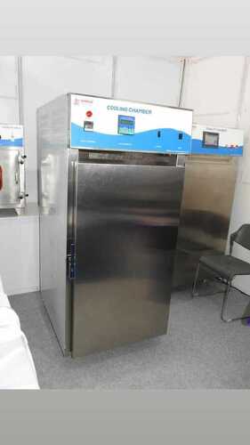 Silver Stainless Steel Laboratory Refrigerator