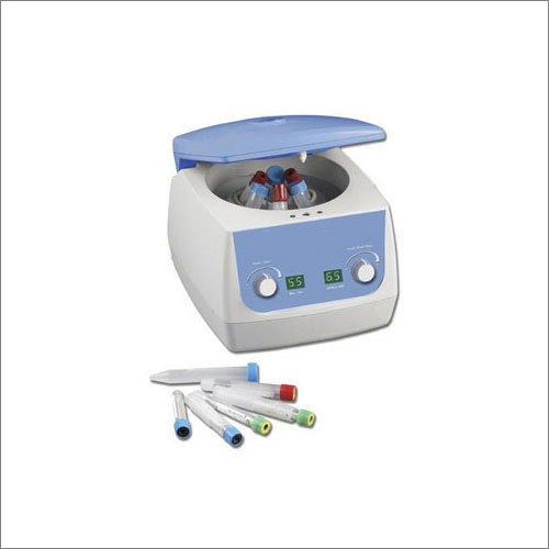 Blue-white Single Phase Clinical Centrifuge