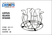 SS LOTUS GLASS STAND