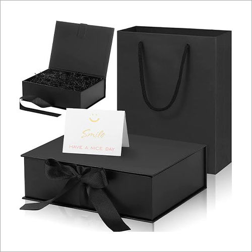 Raphe Style Necklace Rigid Box - Color: Black