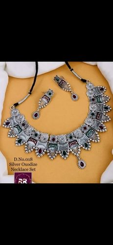 RR Jwellery Golden Brass High Gold Antique Necklace at Rs 1499/piece in  Surat