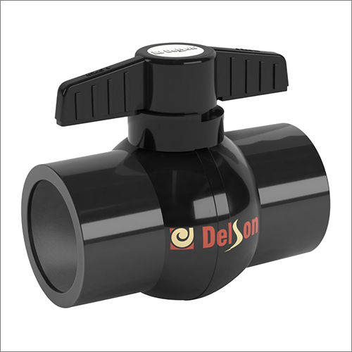 Regular Handle PVC Black Ball Valve