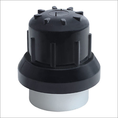 Black and White PVC Flush Valve